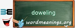 WordMeaning blackboard for doweling